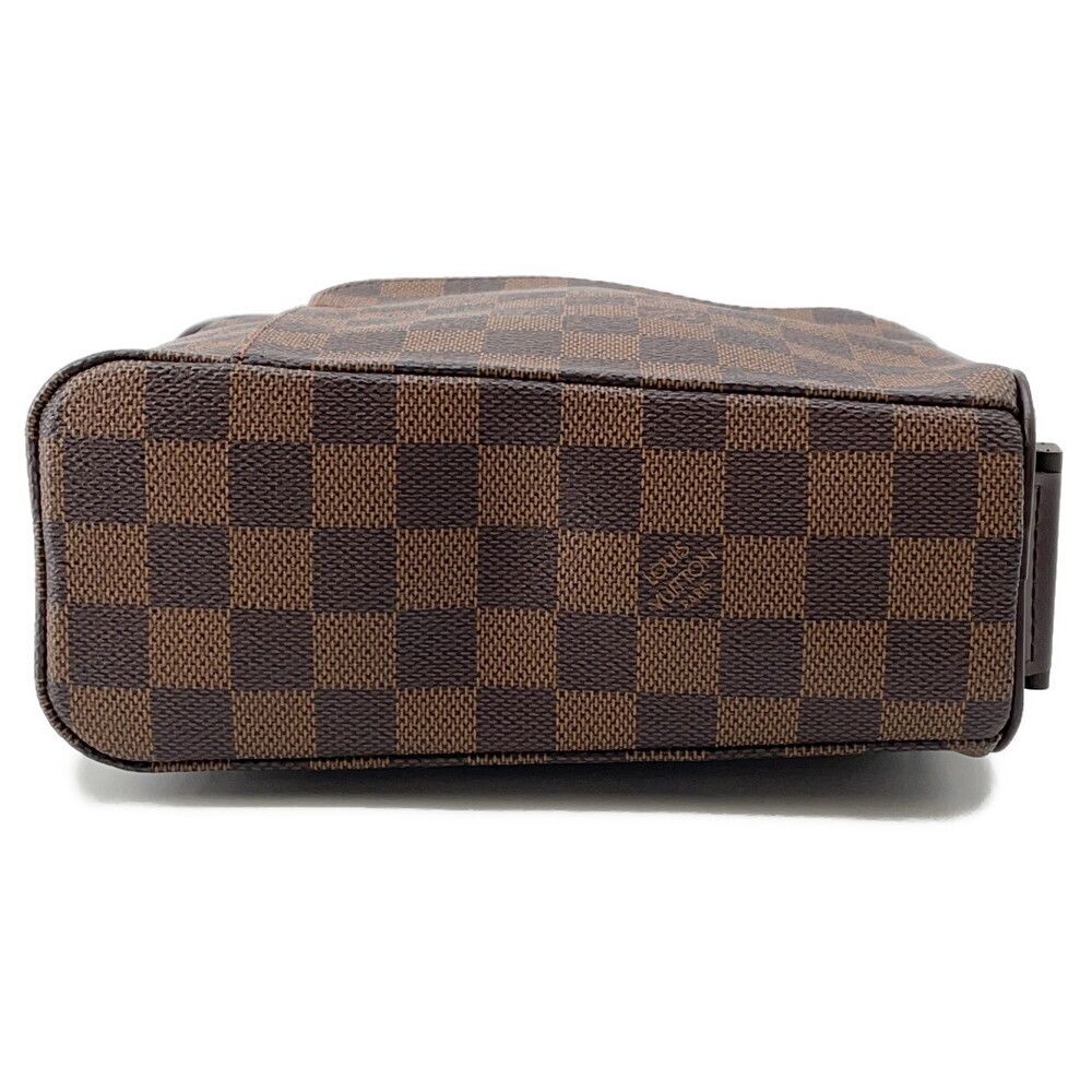 Louis Vuitton Shoulder Bag Damier Ebene Brown Olaf - Picture 3 of 12